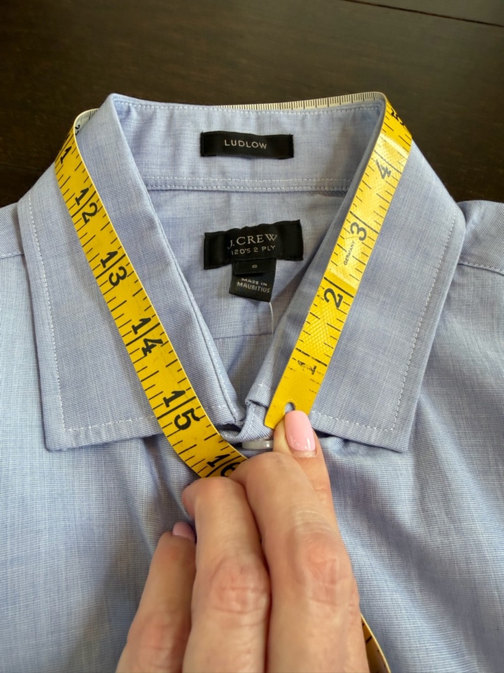 J. Crew Men’s Blue Ludlow Dress Shirt - Picture 10 of 10